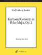 Keyboard Concerto in B-flat Major, Op. 2 Study Scores sheet music cover